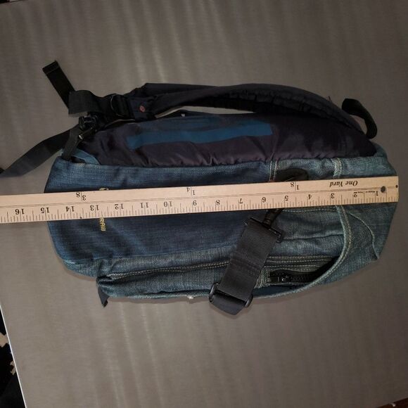 G-Star Raw Originals Blue Denim Notebook Vintage Y2K Bag Backpack - Picture 12 of 15